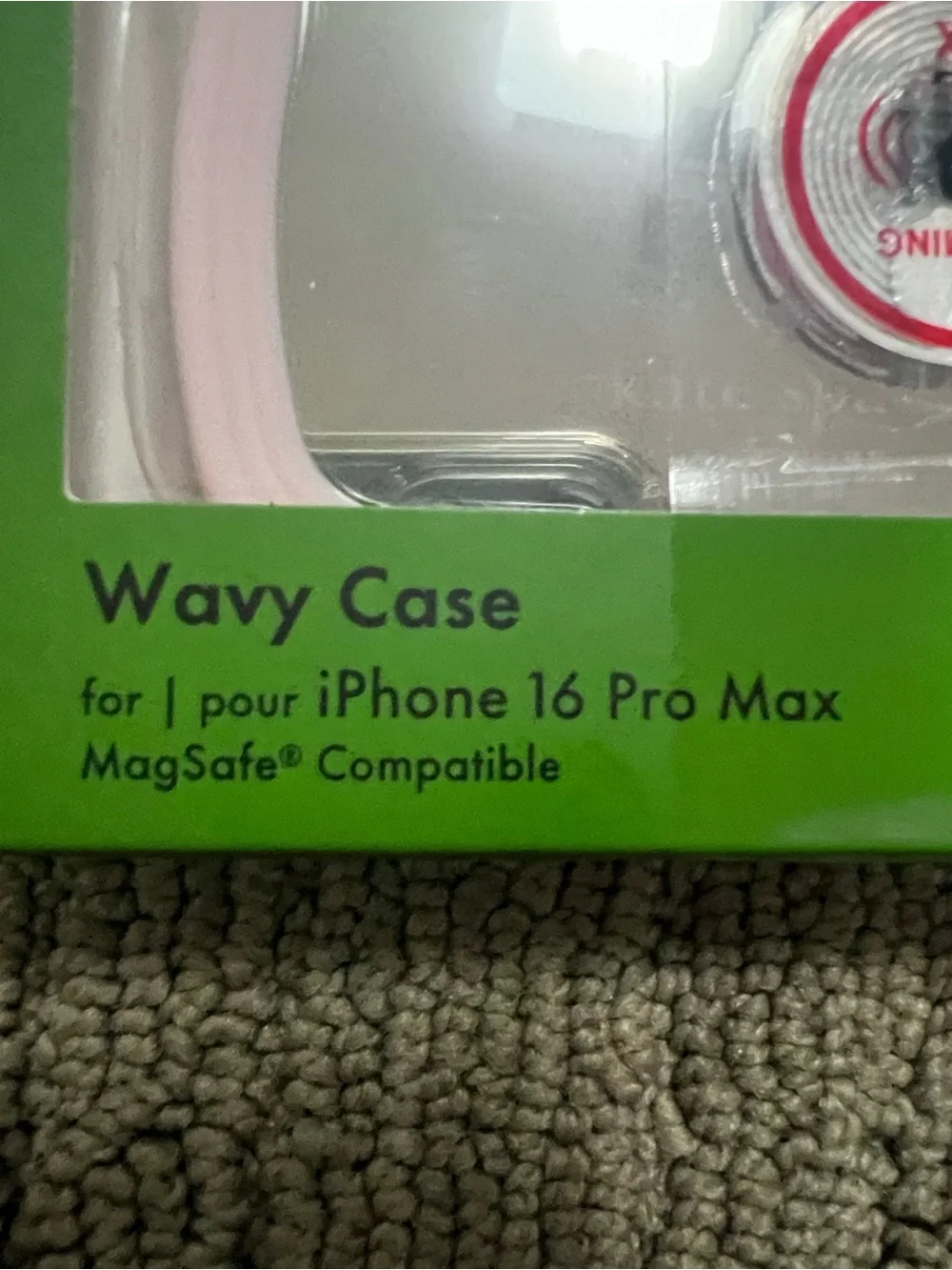 Kate Spade Wavy Pink iPhone 16 Pro Max Case